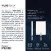 Paul Neuhaus PURE-MIRA Deckenleuchte LED Schwarz, 4-flammig, Fernbedienung