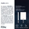 Paul Neuhaus PURE-MIRA Deckenleuchte LED Schwarz, 6-flammig, Fernbedienung