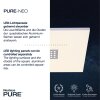 Paul Neuhaus PURE-NEO Deckenleuchte LED Aluminium, 5-flammig, Fernbedienung