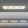 Paul Neuhaus PURE-NEO Deckenleuchte LED Aluminium, 3-flammig, Fernbedienung