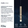 Paul Neuhaus PURE-VEGA Pendelleuchte LED Messing, 3-flammig