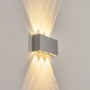 Morenos Außenwandleuchte LED Silber, Weiß, 6-flammig