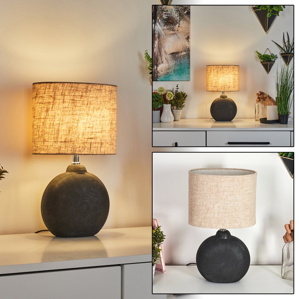 Lahnus Tischleuchte Schwarz, 1-flammig main product photo