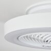 Azenha Deckenventilator LED Weiß, 1-flammig, Fernbedienung