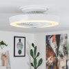 Azenha Deckenventilator LED Weiß, 1-flammig, Fernbedienung