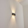 Morenos Außenwandleuchte LED Anthrazit, Weiß, 6-flammig
