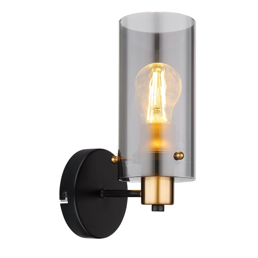 Globo FANNI Wandleuchte Messing, Schwarz, 1-flammig main product photo
