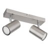 Globo ROBBY Deckenleuchte Nickel-Matt, 2-flammig Globo ROBBY Deckenleuchte Nickel-Matt, 2-flammig