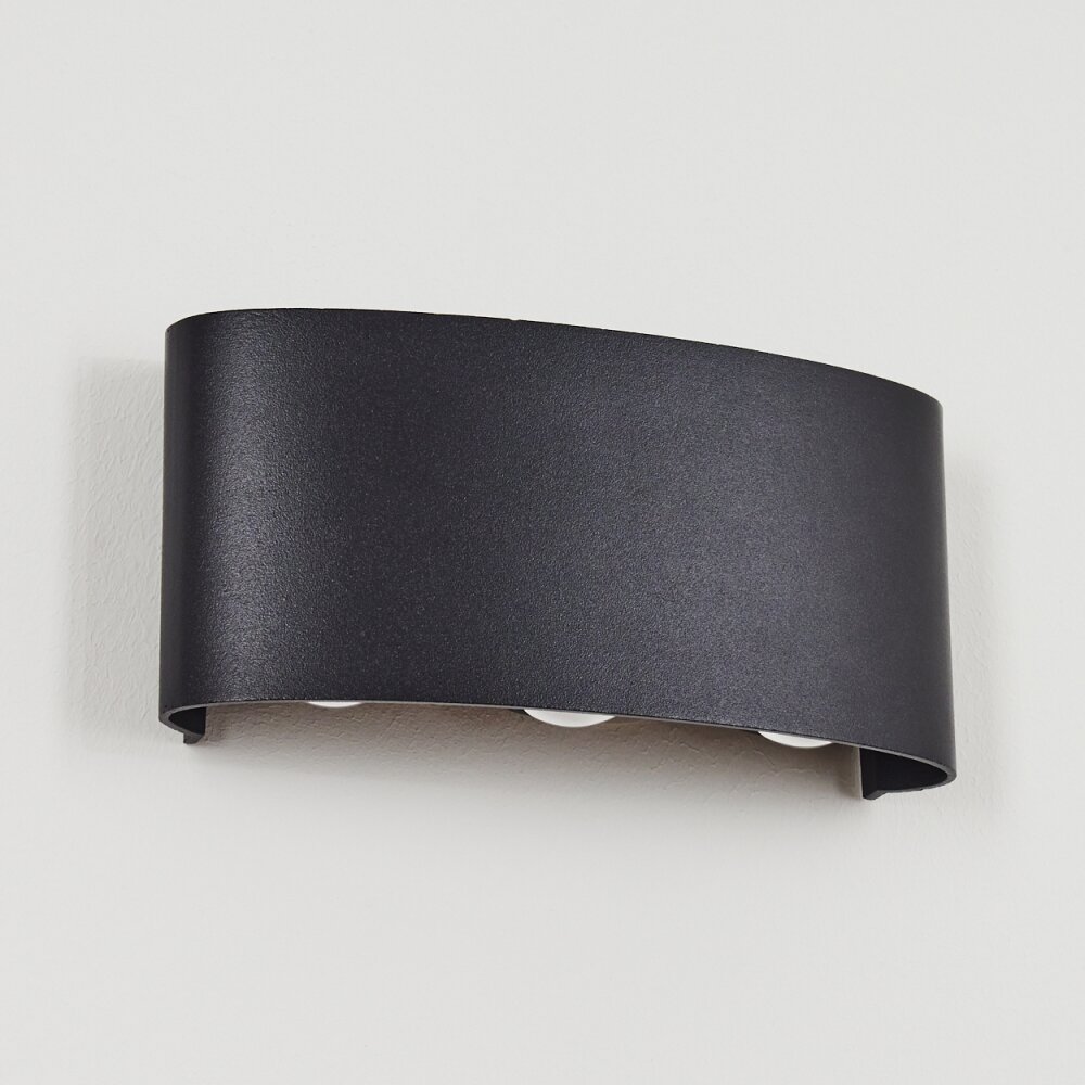 Glencoe Außenwandleuchte LED Schwarz H3581735 | lampe.de 