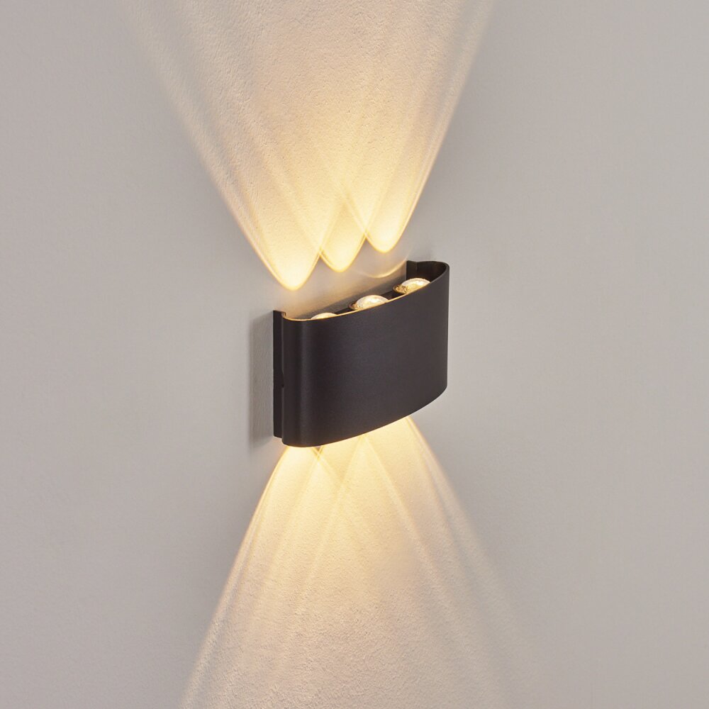 Glencoe Außenwandleuchte LED Schwarz H3581735 | lampe.de