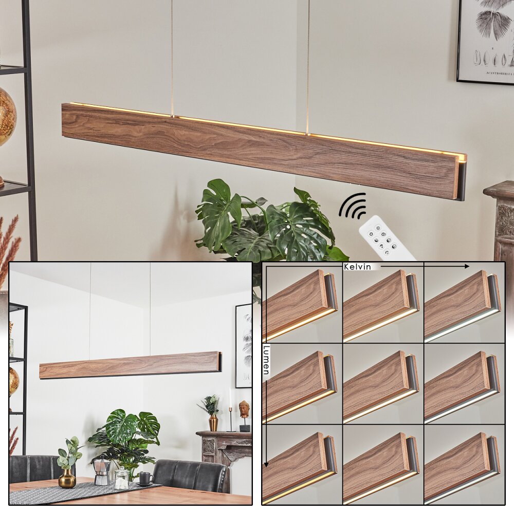 Blandford Pendelleuchte LED Schwarz, 1-flammig, Fernbedienung, Farbwechsler main product photo