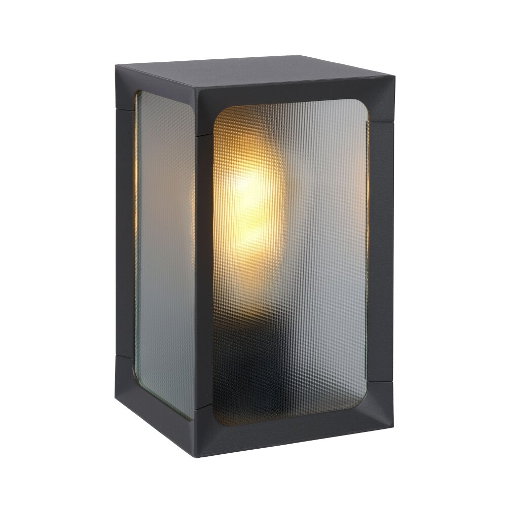 Lucide CAGE Außenwandleuchte LED Anthrazit, 1-flammig main product photo