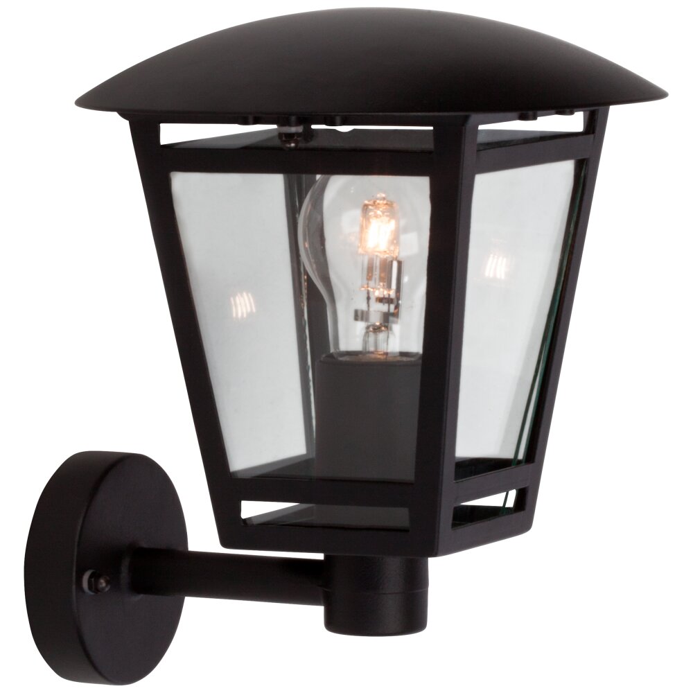 Brilliant Shermie Außenwandleuchte Schwarz, 1-flammig main product photo