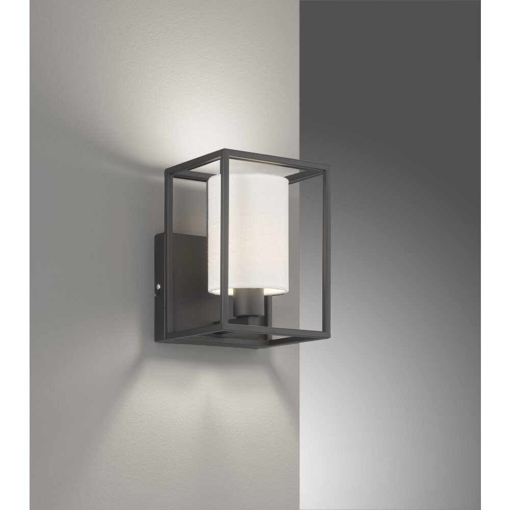 Fischer & Honsel Gilli Wandleuchte Schwarz, 1-flammig main product photo
