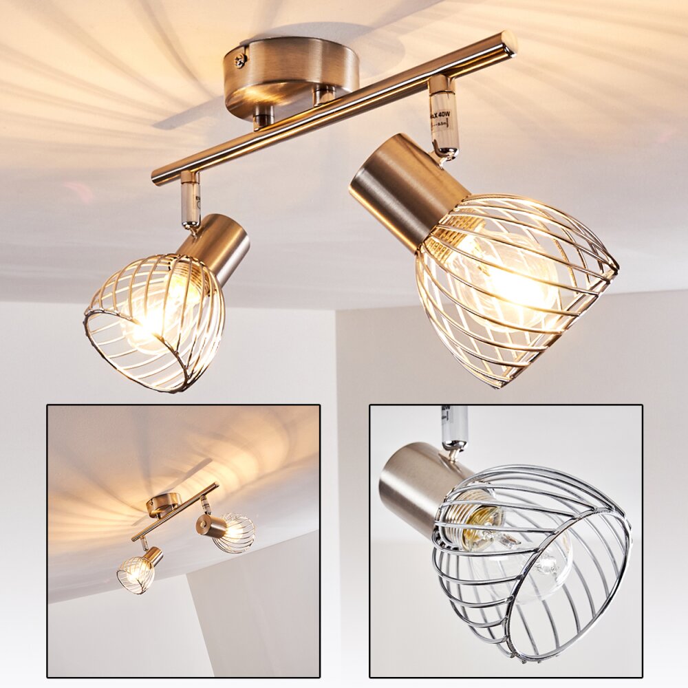 Parado Deckenleuchte Nickel-Matt, 2-flammig main product photo