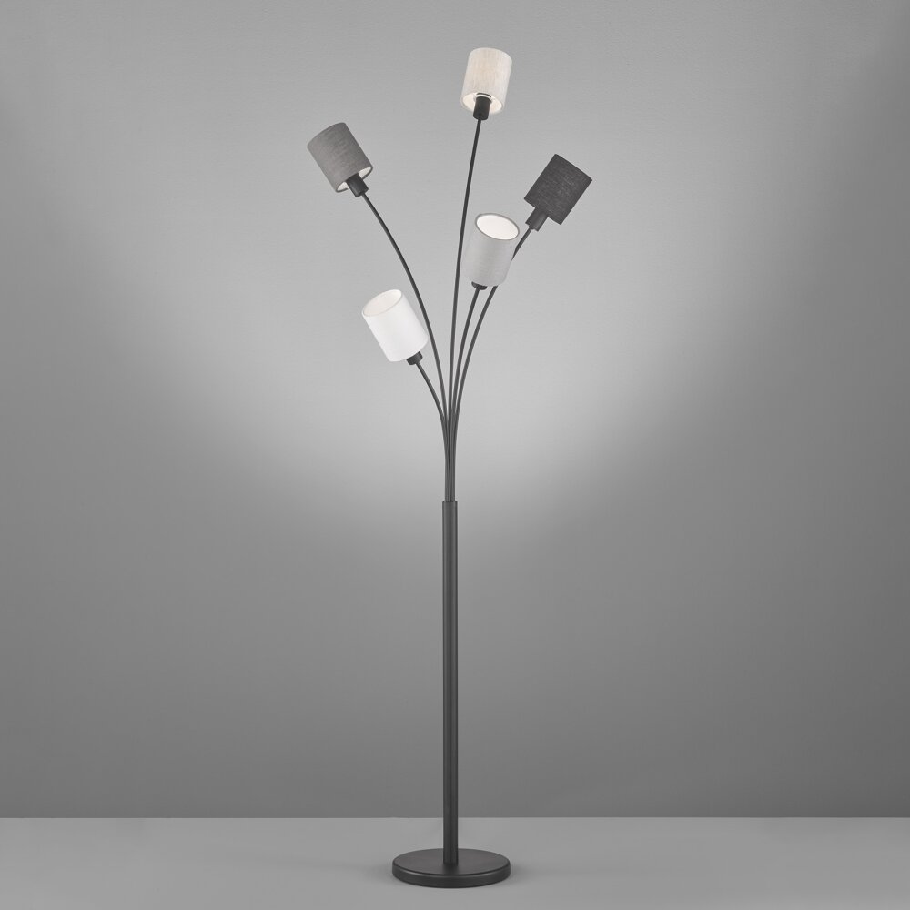 Fischer & Honsel Koi Stehleuchte Schwarz, 5-flammig main product photo