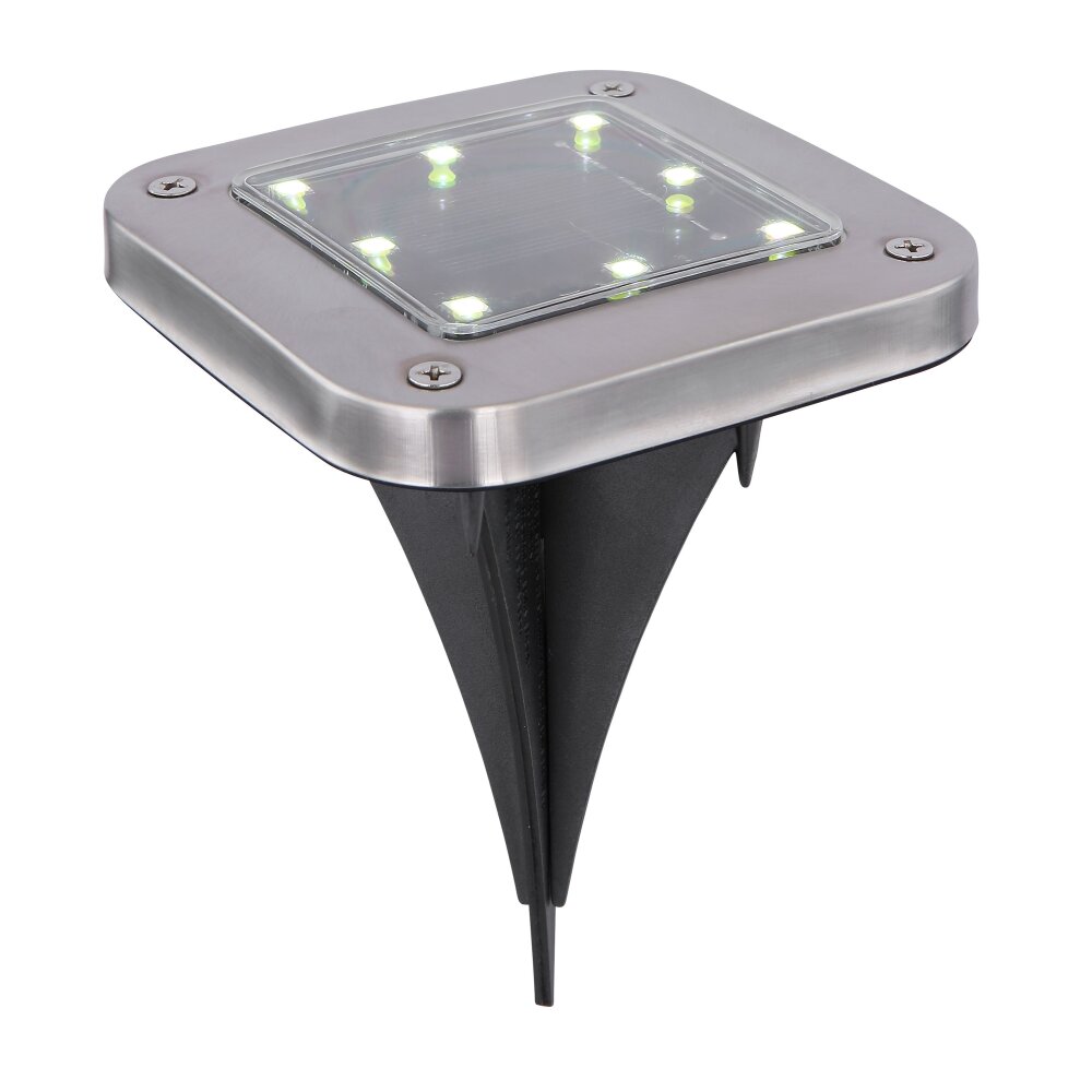 Globo SOLAR Erdspieß LED Edelstahl, 8-flammig main product photo