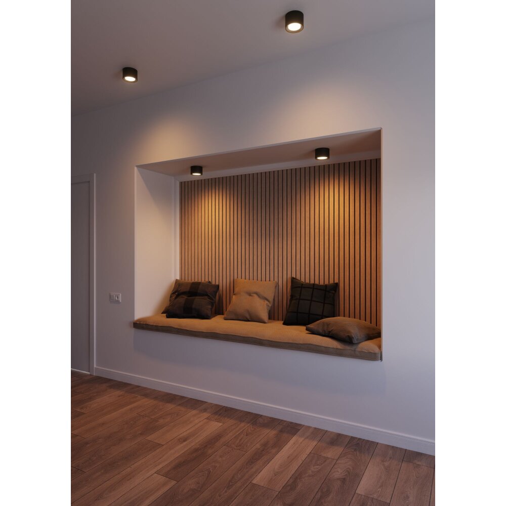 Nordlux LANDONSMAR Deckenleuchte LED Schwarz, 1-flammig main product photo