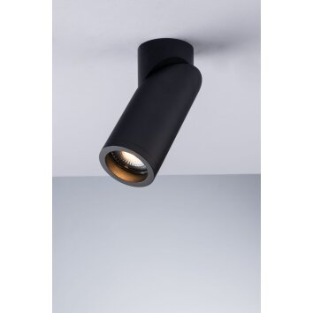 Luce Design GENESIS-R6 Deckenleuchte Schwarz, 1-flammig