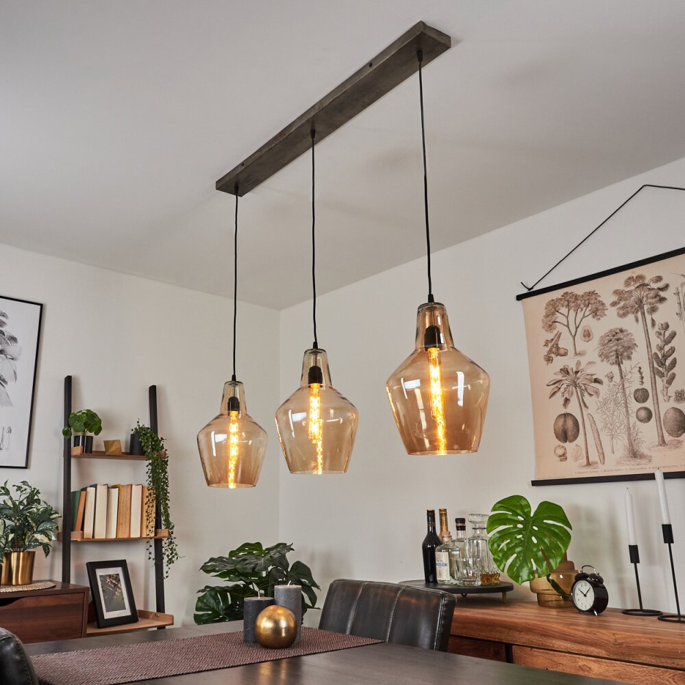 Donzhausen Pendelleuchte Altsilber, 3-flammig main product photo
