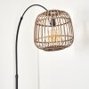 Combeima Bogenlampe Schwarz, 1-flammig