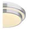 Globo GREGORY Deckenleuchte LED Aluminium, Weiß, 1-flammig, Bewegungsmelder