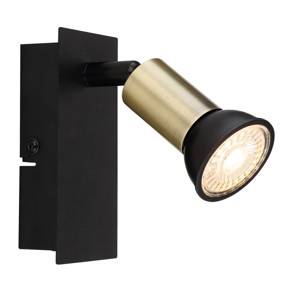 Globo DREW Wandleuchte Schwarz, 1-flammig main product photo