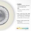 Leuchten Direkt PATRICK Deckenventilator LED Silber, 1-flammig, Fernbedienung, Farbwechsler