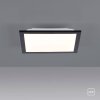 Leuchten Direkt FLAT Deckenleuchte LED Schwarz, 1-flammig