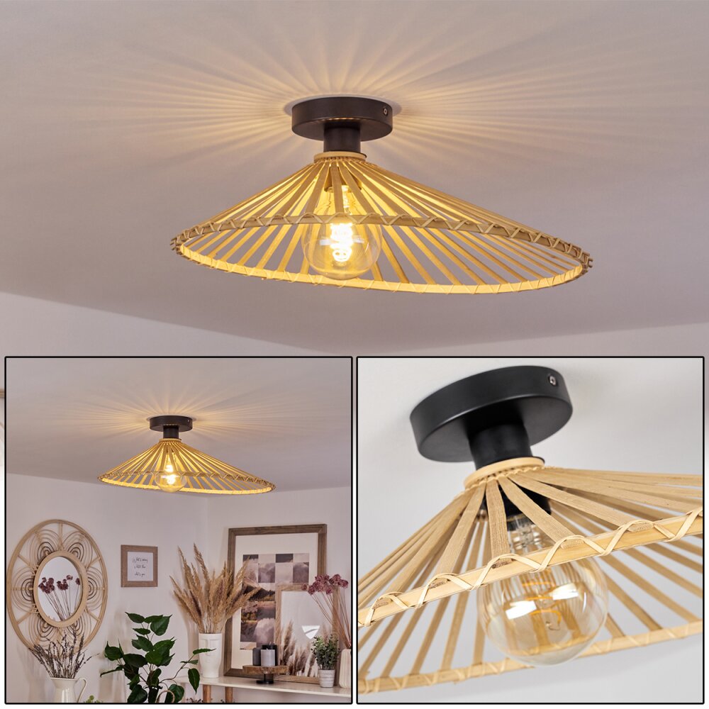 Callide Deckenleuchte Schwarz, 1-flammig main product photo
