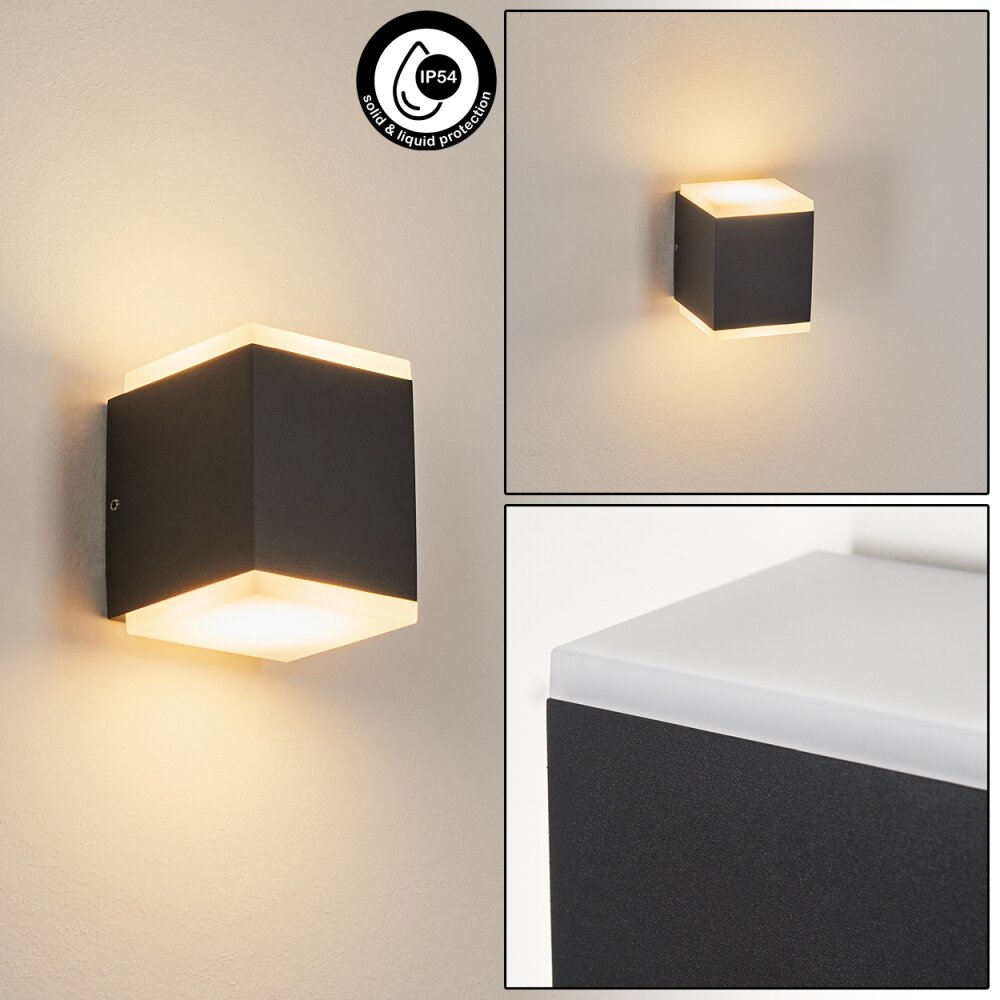 Oatlands Außenwandleuchte LED Anthrazit, 2-flammig main product photo