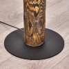 Canedo Stehleuchte Holz dunkel, Schwarz, 4-flammig