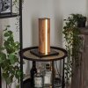 Kyneton  Tischleuchte LED Naturfarben, Schwarz, 1-flammig