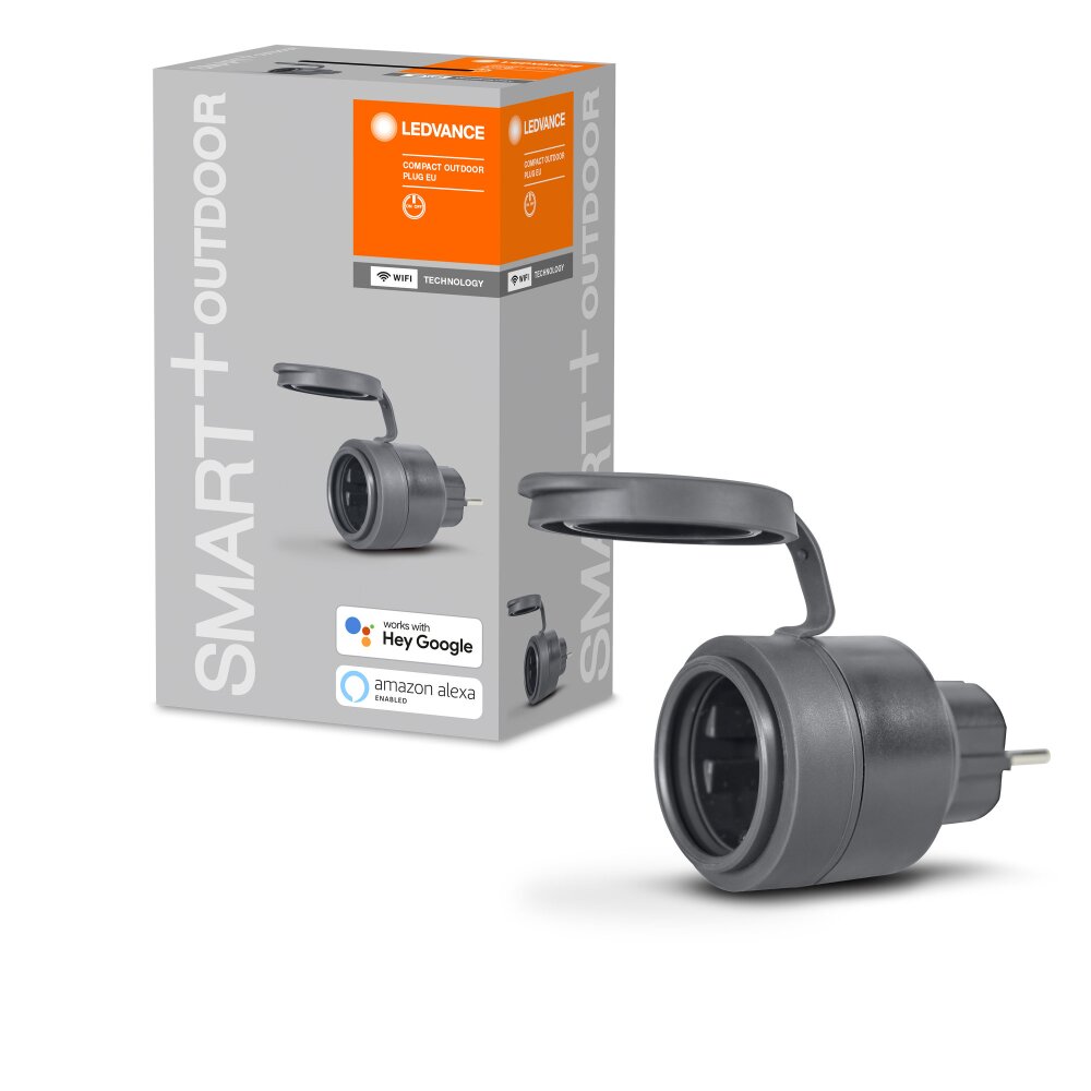 LEDVANCE Smart+ Außensteckdose Anthrazit main product photo