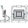 LEDVANCE WORKLIGHTS Gartenstrahler Orange, 1-flammig