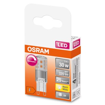 OSRAM LED G9 3 Wat 2700 Kelvin 320 Lumen