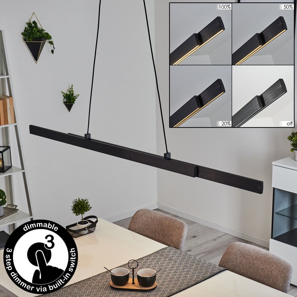 Kopila Pendelleuchte LED Schwarz, 1-flammig main product photo