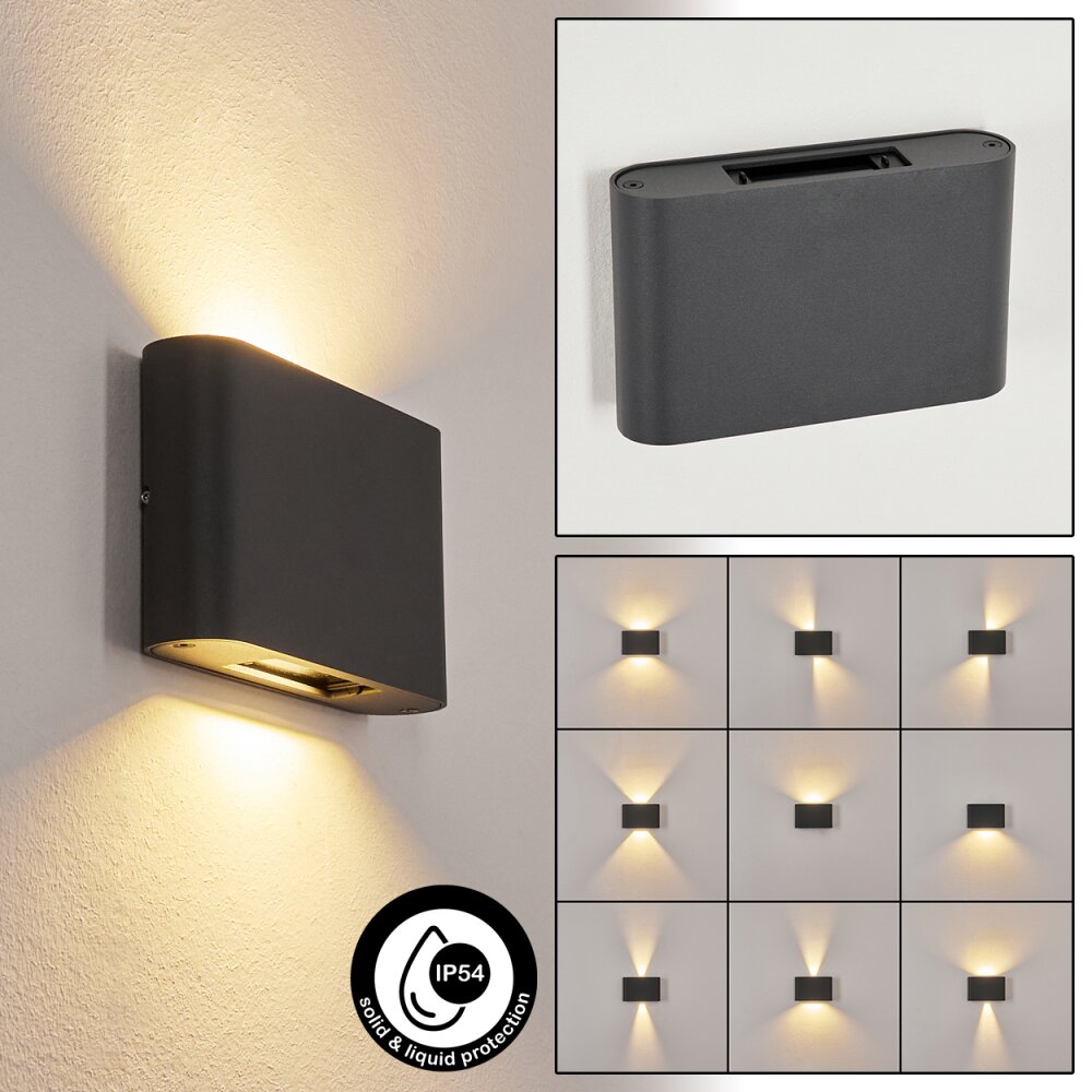 Trapatrapa Außenwandleuchte LED Anthrazit, 2-flammig main product photo