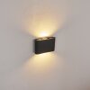 Trapatrapa Außenwandleuchte LED Anthrazit, 2-flammig