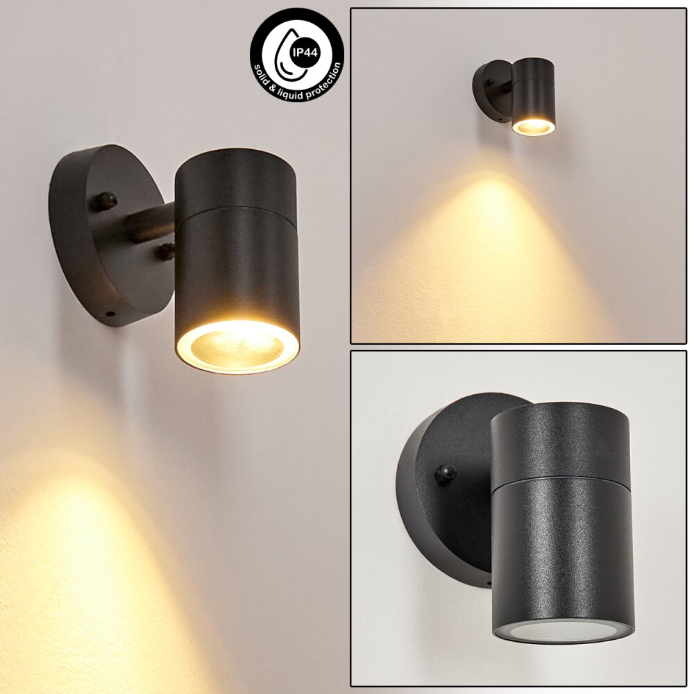 Bessiebelle Außenwandleuchte Schwarz, Weiß, 1-flammig main product photo