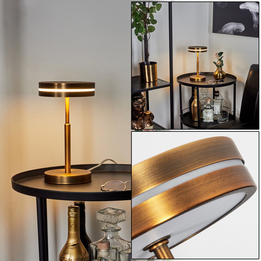 Huallilemu Tischleuchte LED Altmessing, 1-flammig main product photo