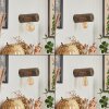 Canedo Wandleuchte Holz dunkel, 1-flammig