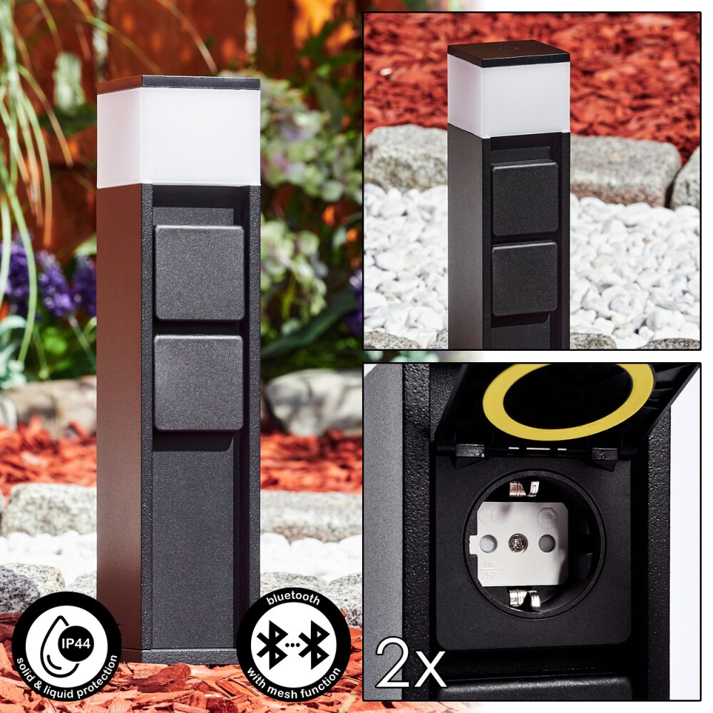 Papacal Steckdosenleuchte LED Schwarz, 1-flammig main product photo