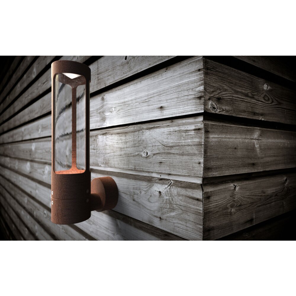 Nordlux HELIX Außenwandleuchte Rostfarben, 1-flammig main product photo