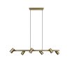 Trio Leuchten Marley Pendelleuchte Altmessing, 6-flammig