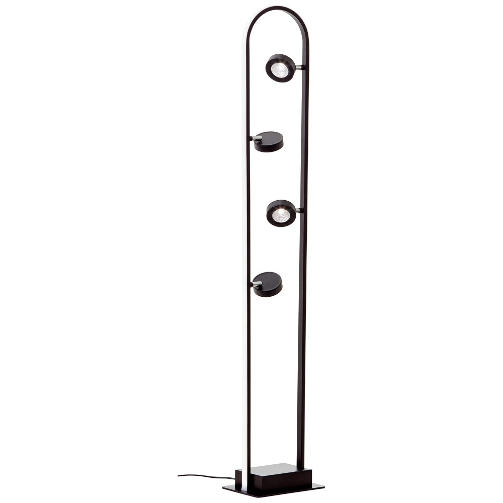 Brilliant Nebeker Stehlampe LED Schwarz, 4-flammig, Fernbedienung main product photo