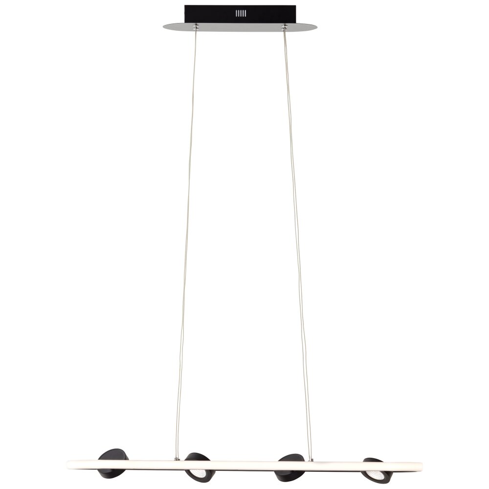 Brilliant Nebeker Pendelleuchte LED Schwarz, 4-flammig, Fernbedienung main product photo