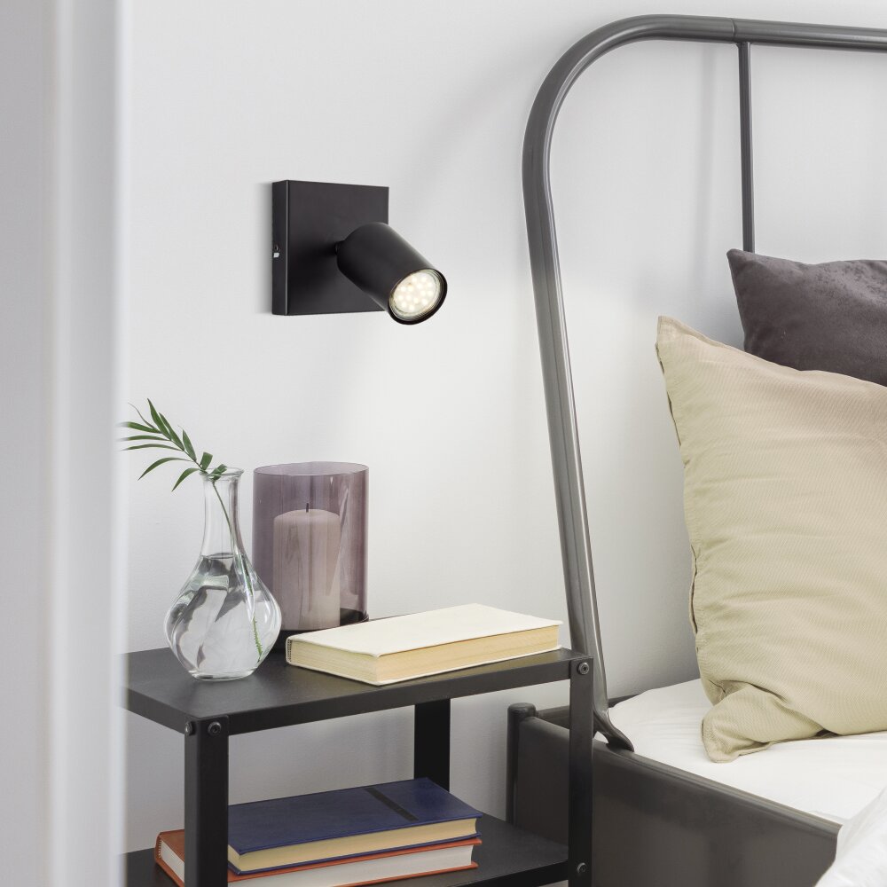 Brilliant Jello Wandleuchte LED Schwarz, 1-flammig main product photo