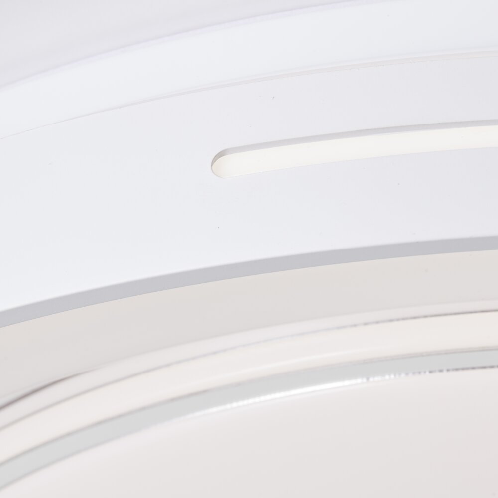 Brilliant Barty Deckenleuchte LED Chrom, Weiß G97158/75