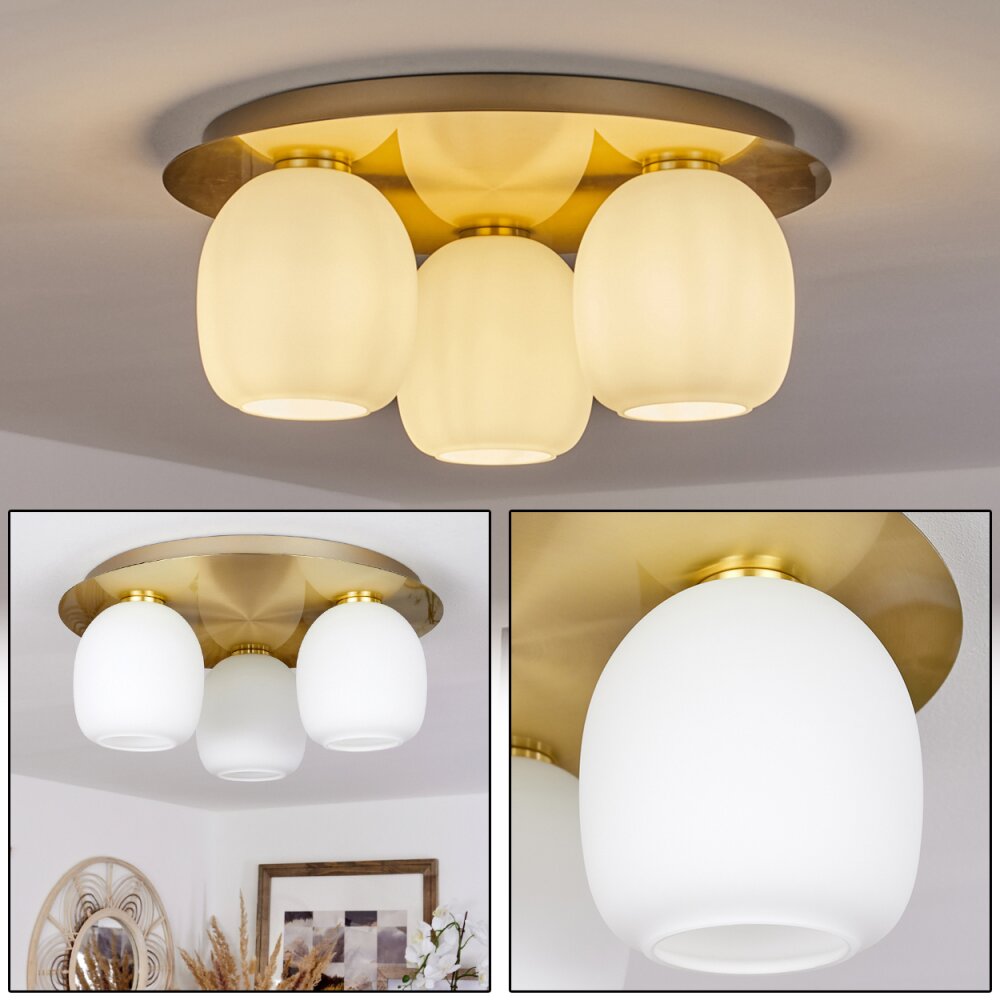 Pintacura Deckenleuchte Messing, 3-flammig main product photo